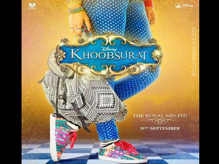 Sonam Kapoor's Half Yet Vibrant Look In Khoobsurat Poster