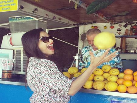 OMG! Someone Gifted Freida Pinto A Thong