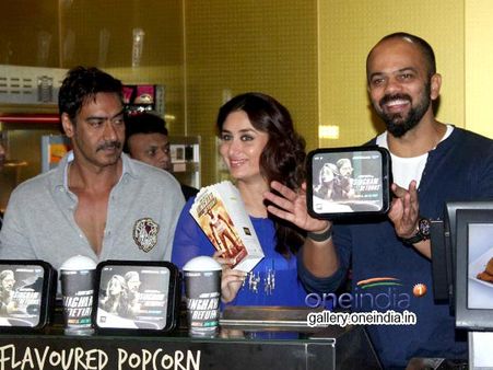 Ajay Devgn, Kareena, Rohit Shetty, Launch Singham Returns Merchandise