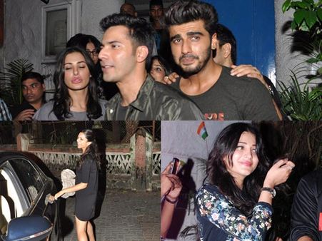 Pics: Deepika, Nargis, Shruti, Arjun And Varun Caught Partying