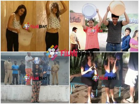 Pix: Hansika, Lakshmi, Nikhil, Swathi, Karthika Take ALS Ice Bucket Challenge