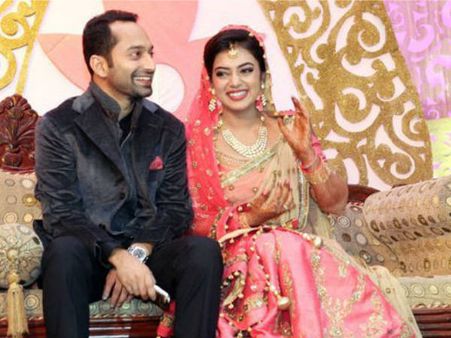 Mollywood Stars At Fahad Fazil-Nazriya Nazim Wedding Reception