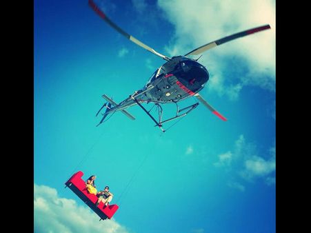 Akshay Kumar's Dare Devil 'Couch Potato' Stunt For The Shaukeens!