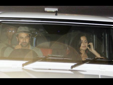 Caught: Lovebirds Ranbir Kapoor-Katrina Kaif At Karan Johar's Party