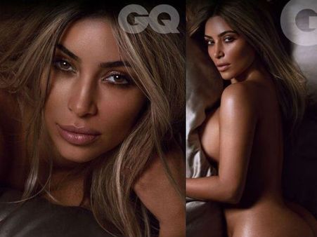 Kim Kardashian Voted Woman Of The Year, Goes Nude On GQ
