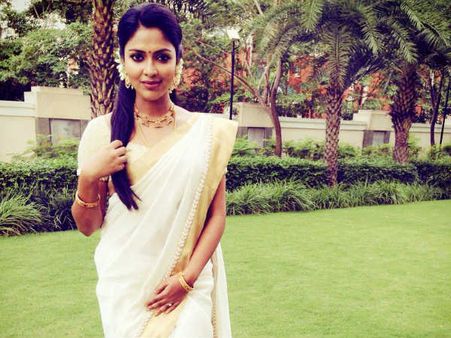 Amala Paul-Vijay Celebrate Onam