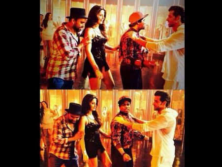 Hrithik-Katrina Shoot For Bang Bang Title Track