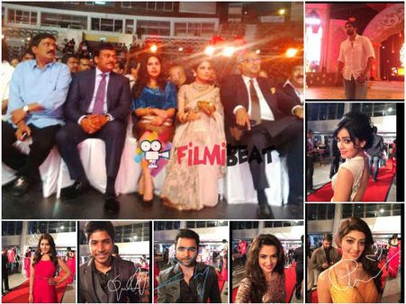 Photos: Chiranjeevi, Rana, Shriya, Pranitha On Red Carpet At SIIMA 2014