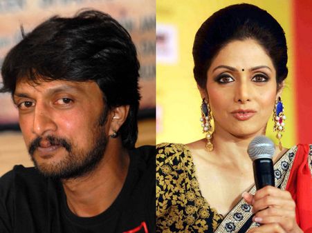 Sudeep Excited To Work With Sridevi