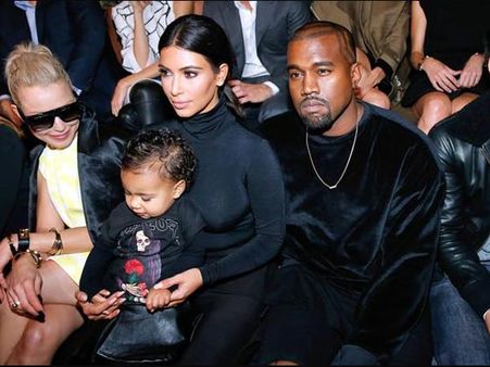 North West Attends Balenciaga's Show, Sits In Front Row At Paris Fashion Week
