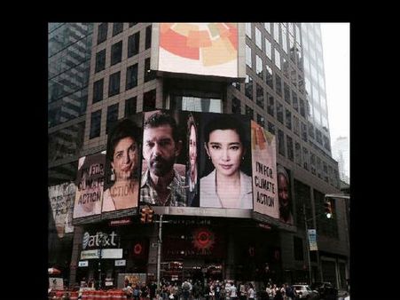 Priyanka Chopra On A Billboard In New York For A Cause