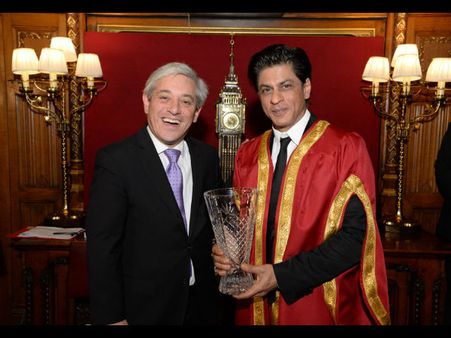 British Parliament Honours Shahrukh Khan For Role In Cinema (Pics)
