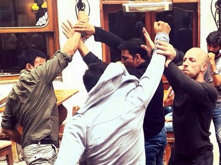 Akshay Kumar Gets Trained By 'God' Of Parkour For Baby (Pics)