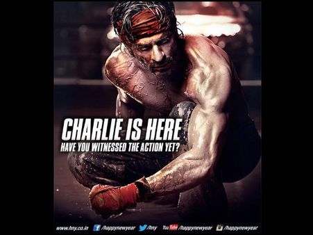 Check Out Shahrukh Khan, New Poster Of 'HNY' Film