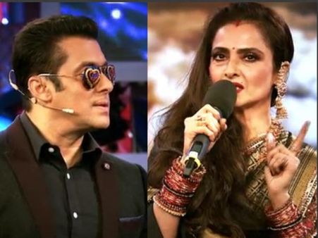 Rekha Replaced 'Pyaar' With Big B's Name On Bigg Boss 8!