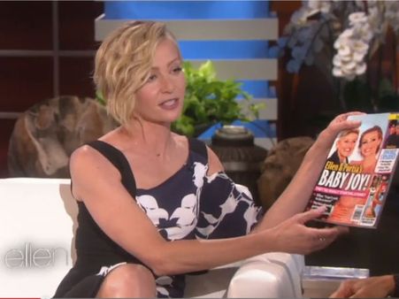Ellen's Wife Portia de Rossi Clears Baby Rumours On 'The Ellen Show'