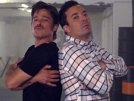 Brad Pitt and Jimmy Fallon's Breakdance Conversation, Watch The Funny Video