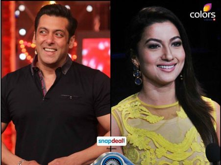 Gauhar Khan Back On Bigg Boss 8, Handcuffs Contestants!