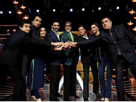 Shahrukh, Deepika Abhishek Rock Amitabh Bachchan's Kaun Banega Crorepati!