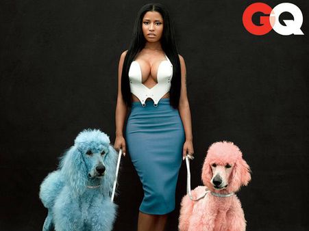 Nicki Minaj Shows Off Major Cleavage On GQ's November Issue
