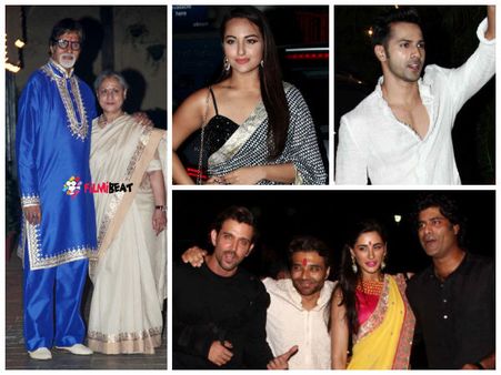 Pics: Bollywood Celebs At Amitabh Bachchan's Diwali Bash