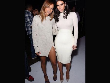 Kim Kardashian West Is Throwing Shade At Karrueche Tran