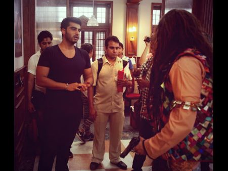 Arjun Kapoor Meets The Bank Chors