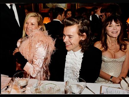 Harry Styles Spends A Nice Evening With Kate Moss!
