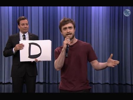 Daniel Radcliffe Shows Love For Music, Raps At 'Tonight Show'