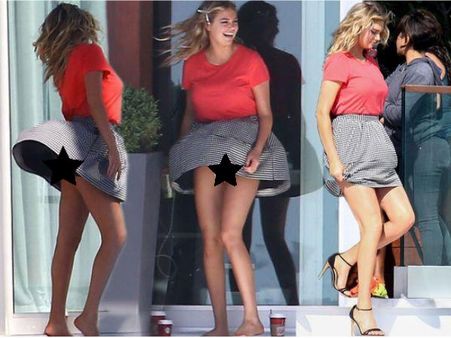 Oops! Kate Upton Suffers Wardrobe Malfunction, Marilyn Monroe Moment!