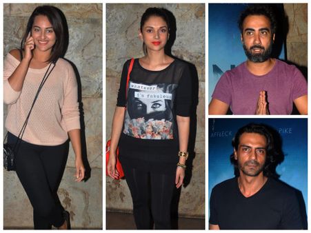 Pics: Sonakshi Sinha, Arjun, Bollywood Celebs At Special Screening Of Gone Girl