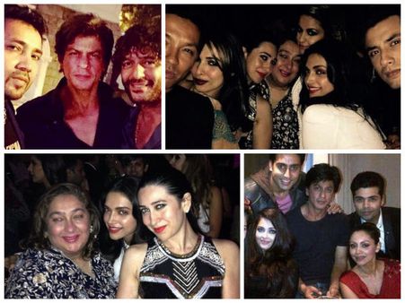Pics: Bollywood Celebs At Shahrukh Khan's Birthday Party In Mannat