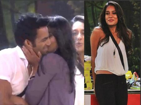 Lisa Haydon Makes Sonali Raut Kiss Upen Patel On Bigg Boss 8: Photos