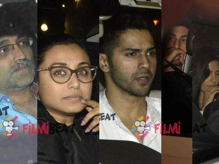 Pics: Bollywood Celebrities Attend Ravi Chopra's Funeral