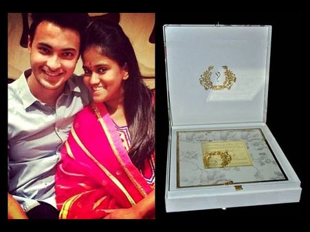 See Pics: Salman Khan's Sister Arpita's Wedding Invitation