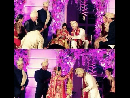 Pics: Arpita Khan-Aayush Sharma Wedding At Hyderabad