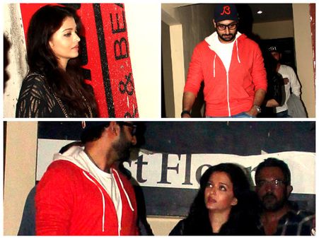 Spotted: Aishwarya Rai And Abhishek Bachchan On A Movie Date (Pics)