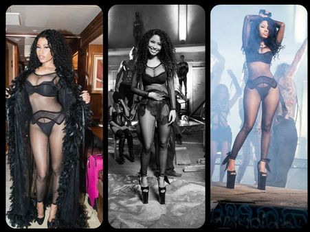 Nicki Minaj Shares Racy Pics From Only Music Video Shoot