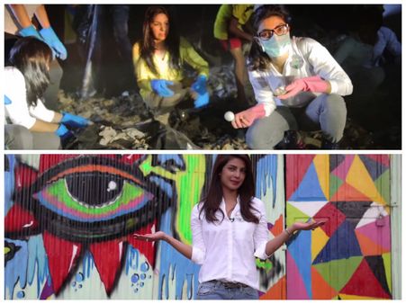 Watch: Priyanka Chopra Clean Up Versova, Swachh Bharat Abhiyan