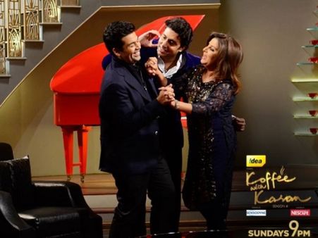 Abhishek, Farah's Gyan On Koffee With Karan - Never Trust A Man Without Chest Hair!