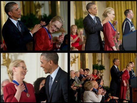 President Obama Honors Meryl Streep, Says 