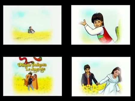 Shahrukh Khan Shares Animated Dilwale Dulhania Le Jayenge Promo
