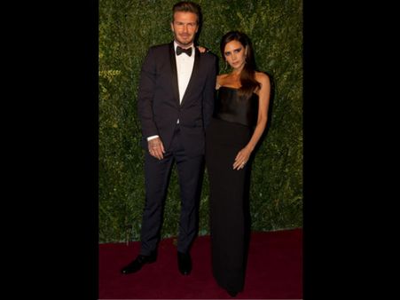David Beckham Hits Red Carpet After Car Crash