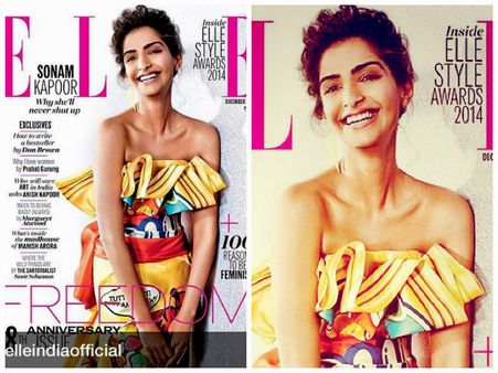 Pic: Hot Sonam Kapoor Who Never Shuts Up On Elle Cover