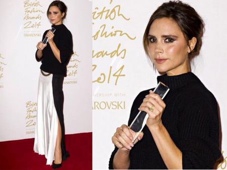 Victoria Beckham Got Emotional At British Fashion Awards 2014