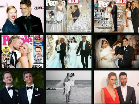 Top 12 Celebrity Weddings of 2014, Scarlett, Angelina, Kim & More