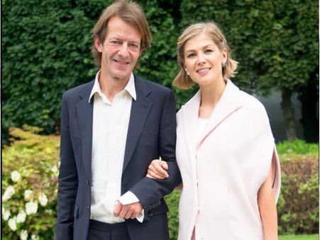 Rosamund Pike Welcomes Her Second Son With Uniacke