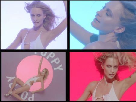 Poppy Delevingne Dances On Hindi Retro Song For LOVE Advent Calendar