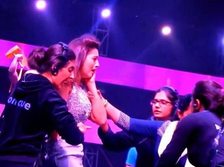 Gauhar Khan's Slap-Accused Claims Was Paid To Slap Her!