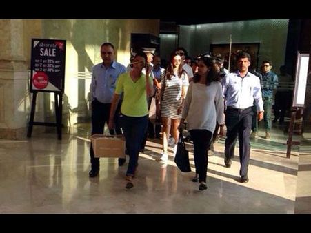 Snapped: Deepika Padukone-Ranveer Singh In Bengaluru